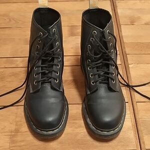 Dr. Martens Black Lace-Up Boots